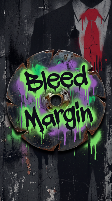 Bleed Margin bag tag artwork