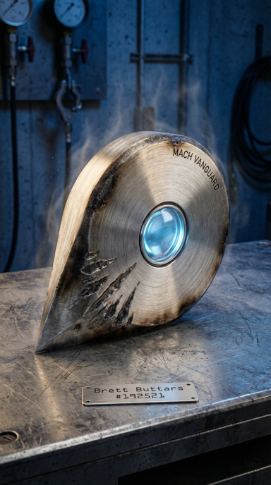 Mach Vanguard bag tag artwork