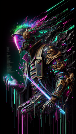 Chaos Catalyst bag tag artwork