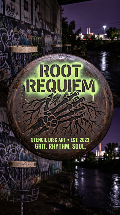 Root Requiem bag tag artwork