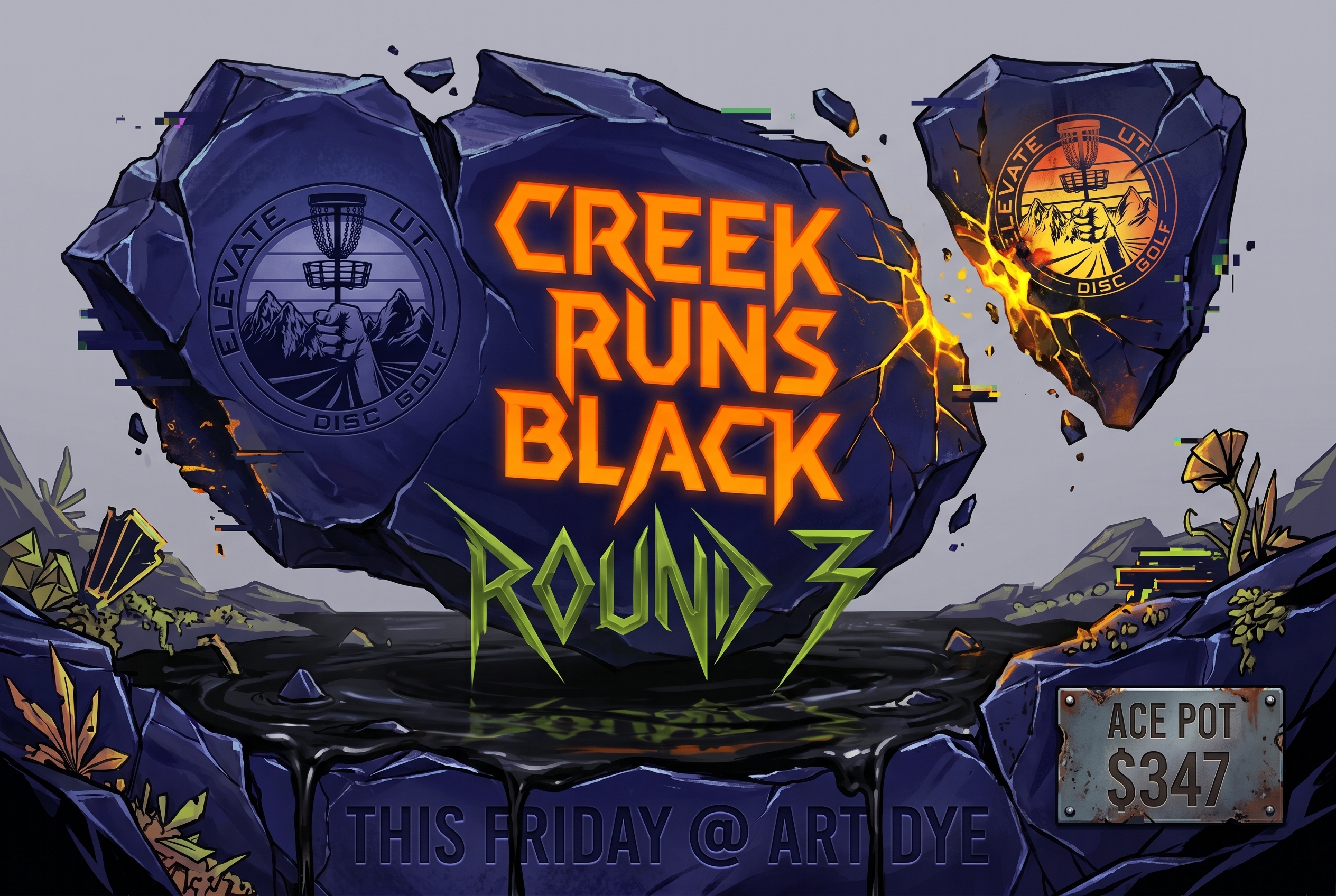Creek Runs Black