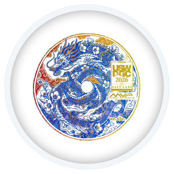 USWDGC 2026 event stamped disc — Fission Dimension — Sego Lily dragon stamp