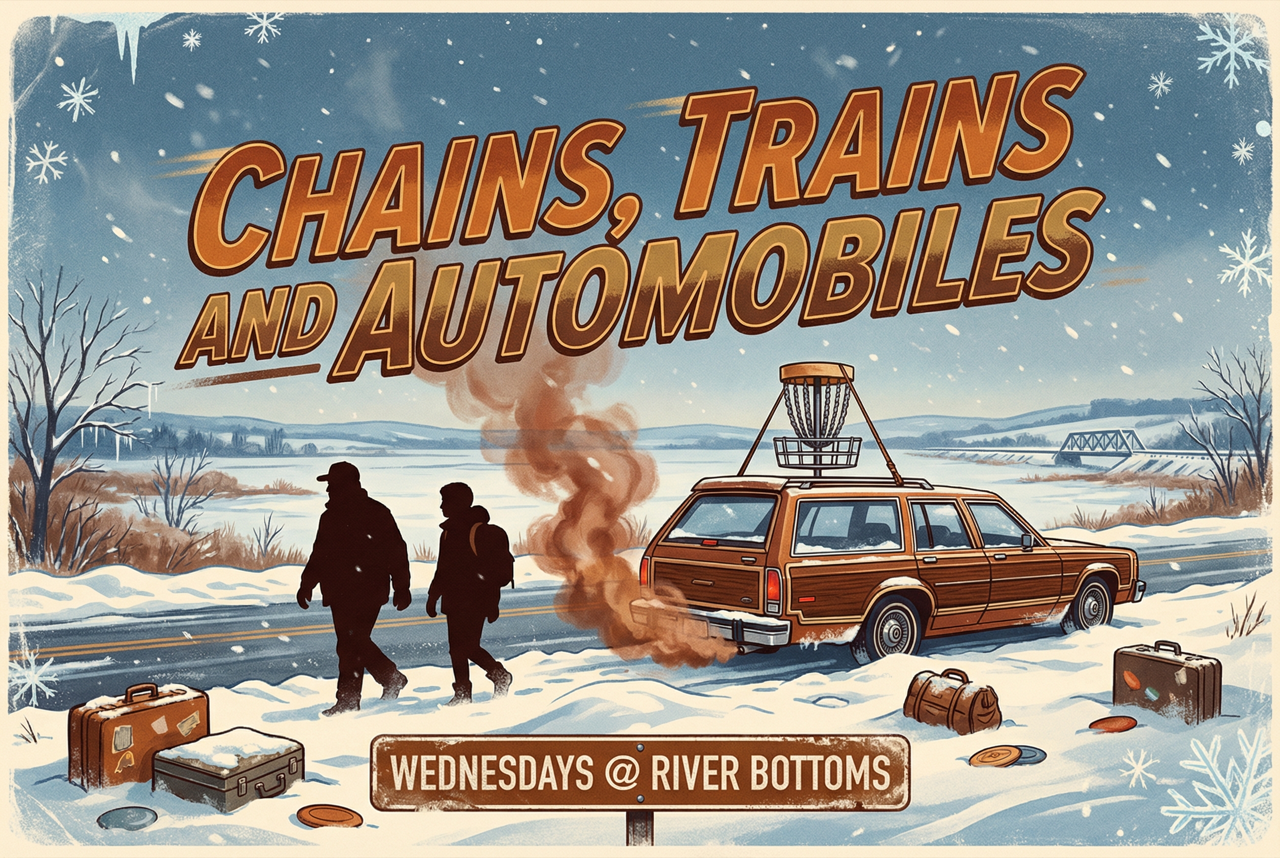 Chains, Trains and Automobiles @ NOW AT RIVER BOTTOMS