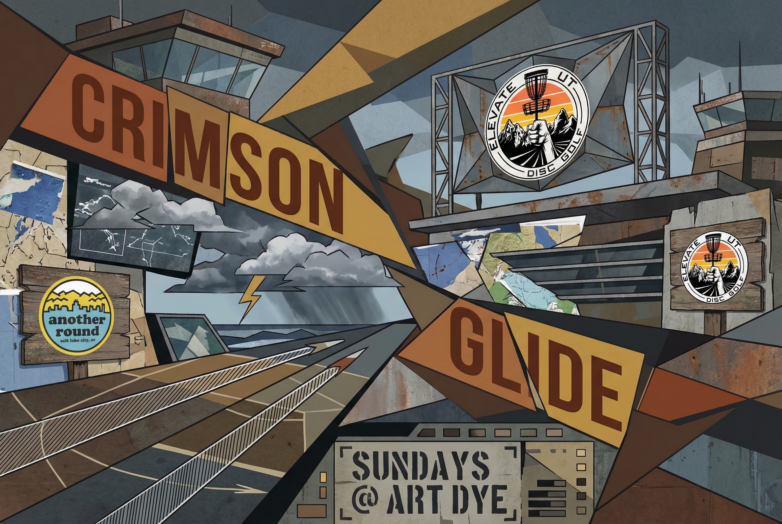 Crimson Glide @ Art Dye