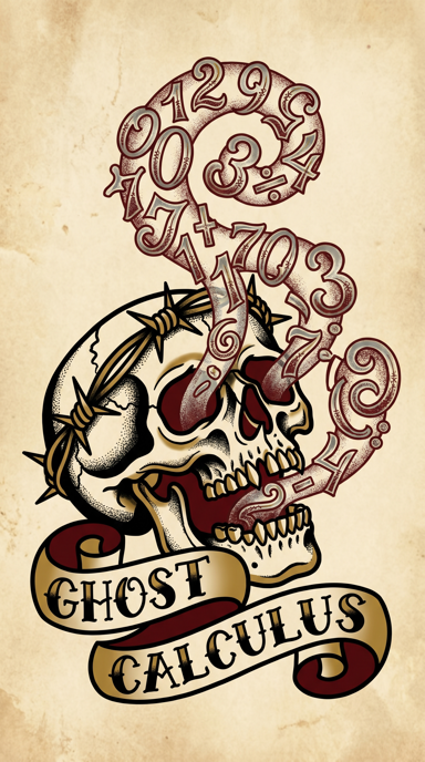 Ghost Calculus bag tag artwork