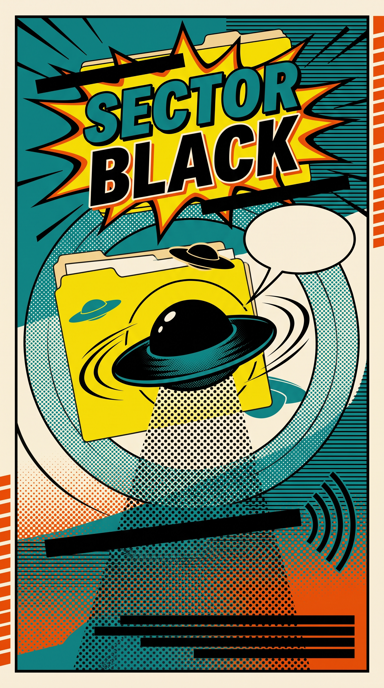 Sector Black bag tag artwork
