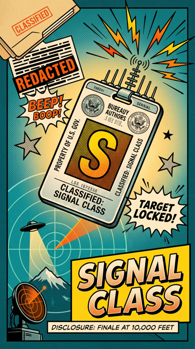 Signal Class bag tag artwork