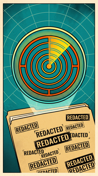 Bureau Seal bag tag artwork