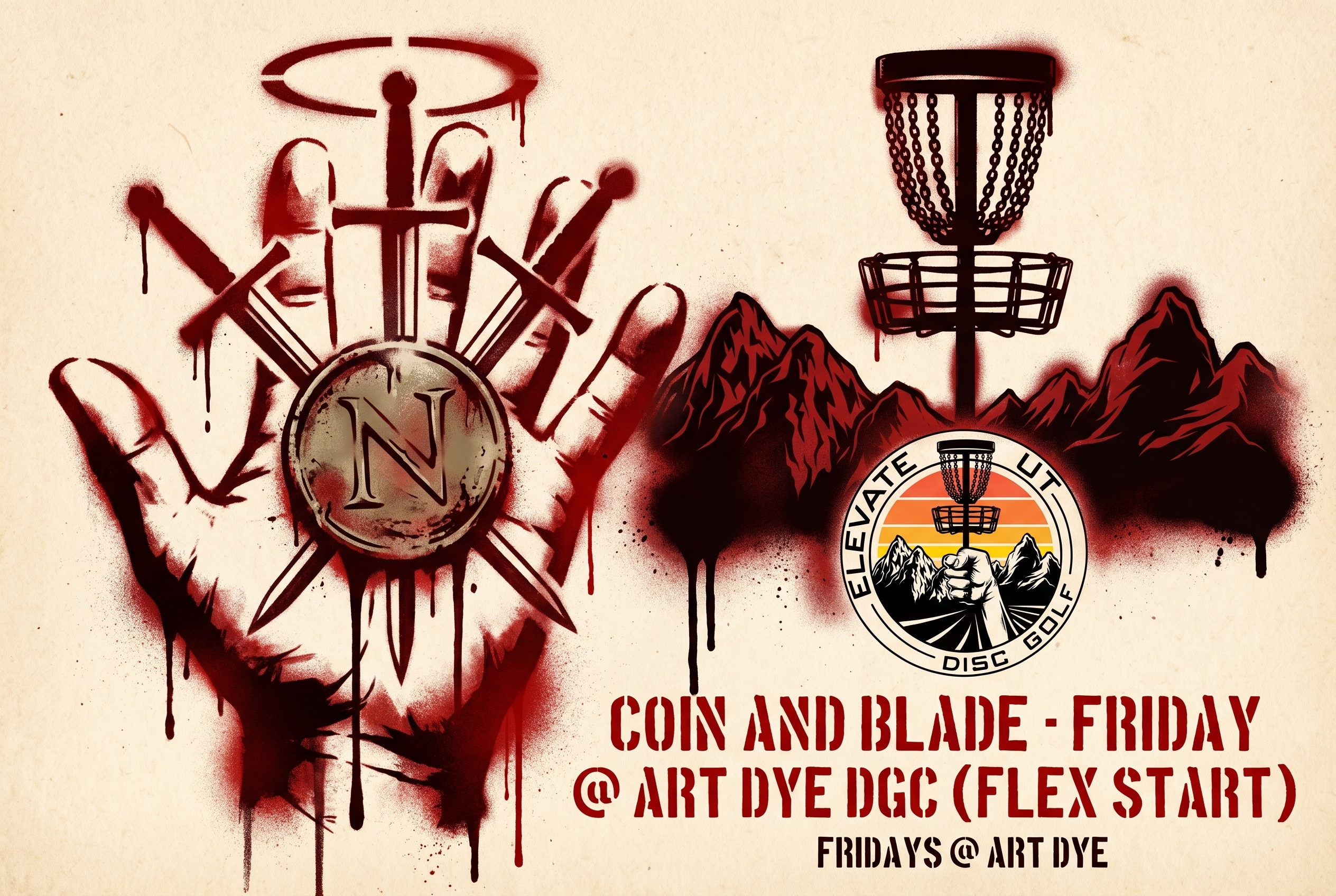 Coin and Blade - Friday @ Art Dye Disc Golf Park