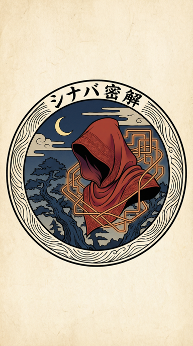 Cinnabar Cipher bag tag artwork