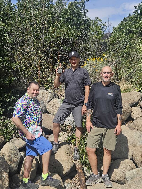 MP50 podium: Ryan Mickelson, Brian Bowling and Eric "EZ" Grow