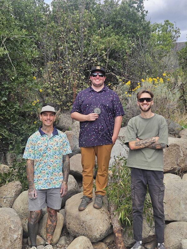 MPO podium: Nate Reiner, Baylor Sandberg and Chaz Critchfield